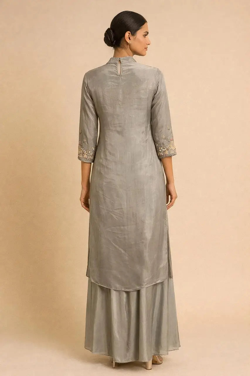 grey dhoti style