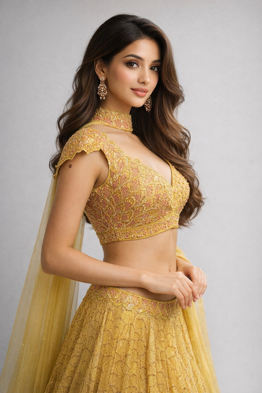 Sunlit Bloom Lehenga Set
