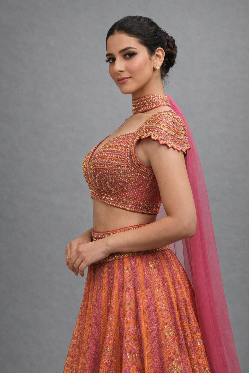 Sunset Festive Lehenga Set