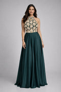Bottle green anarkali 