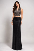 Black beautiful skirt top