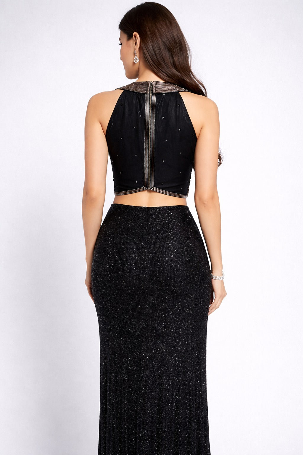 Black beautiful skirt top