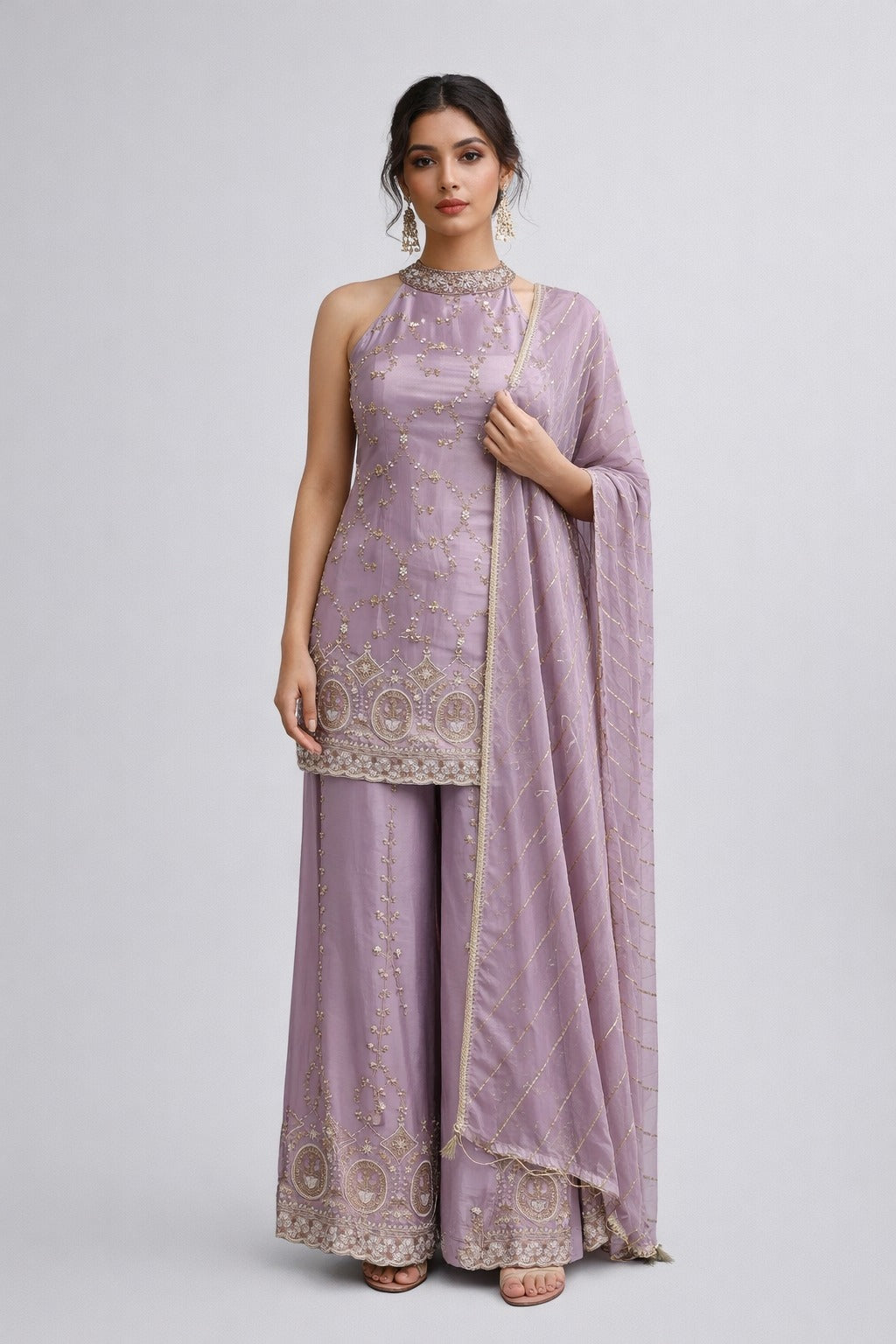 Lavendar sharara