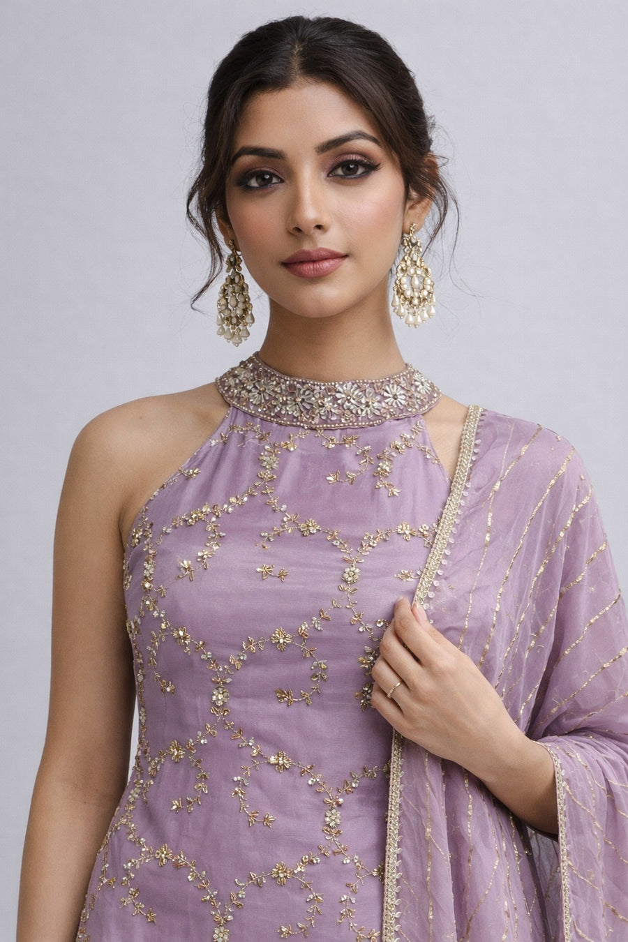 Lavendar sharara