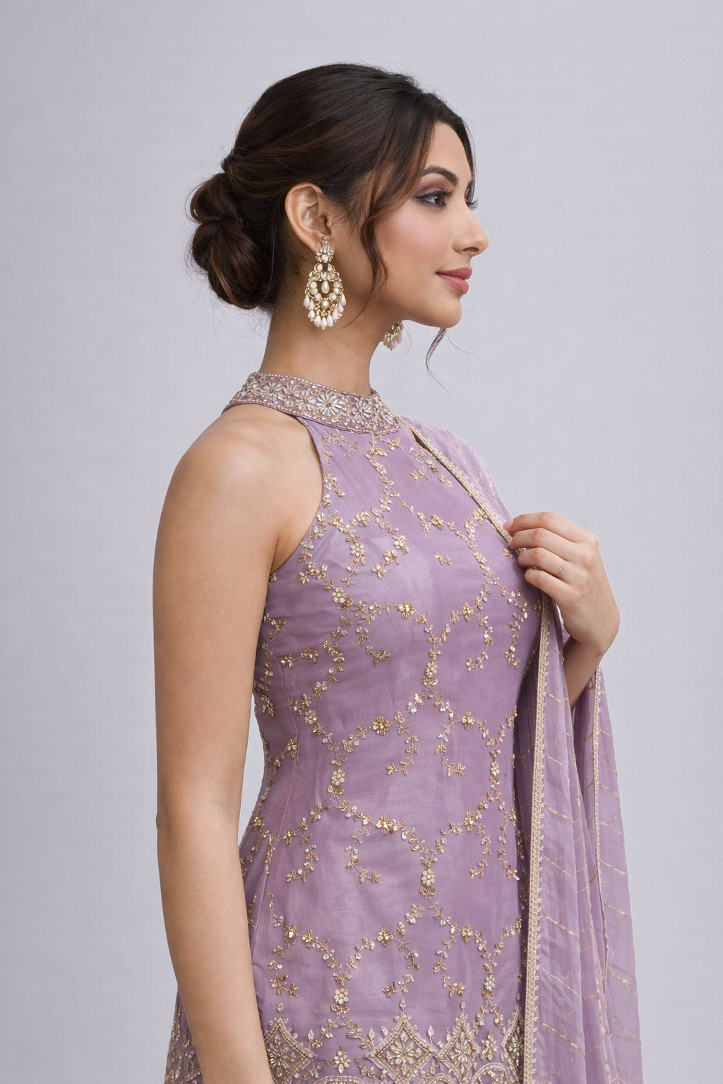 Lavendar sharara
