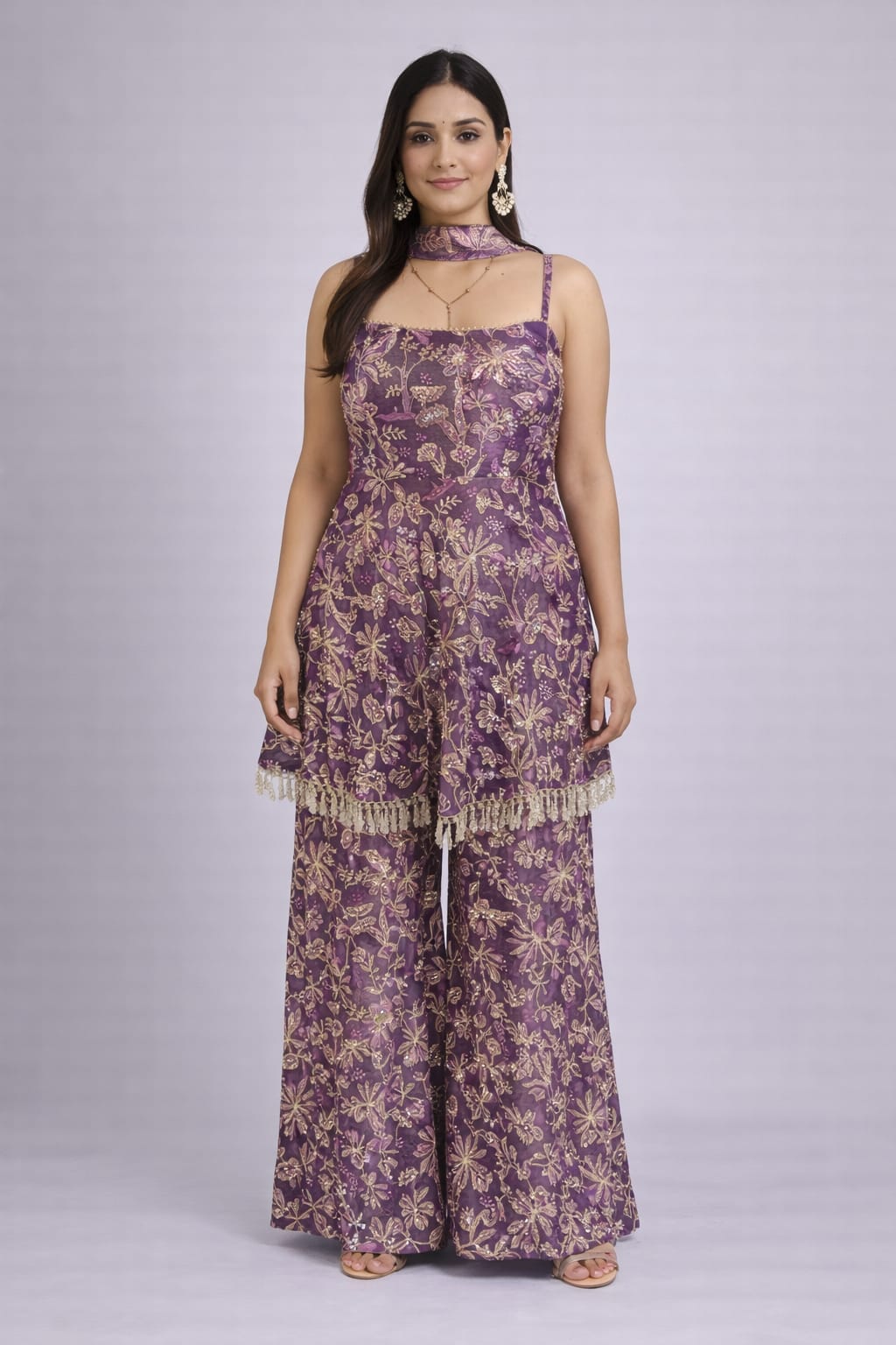 Peplum sharara