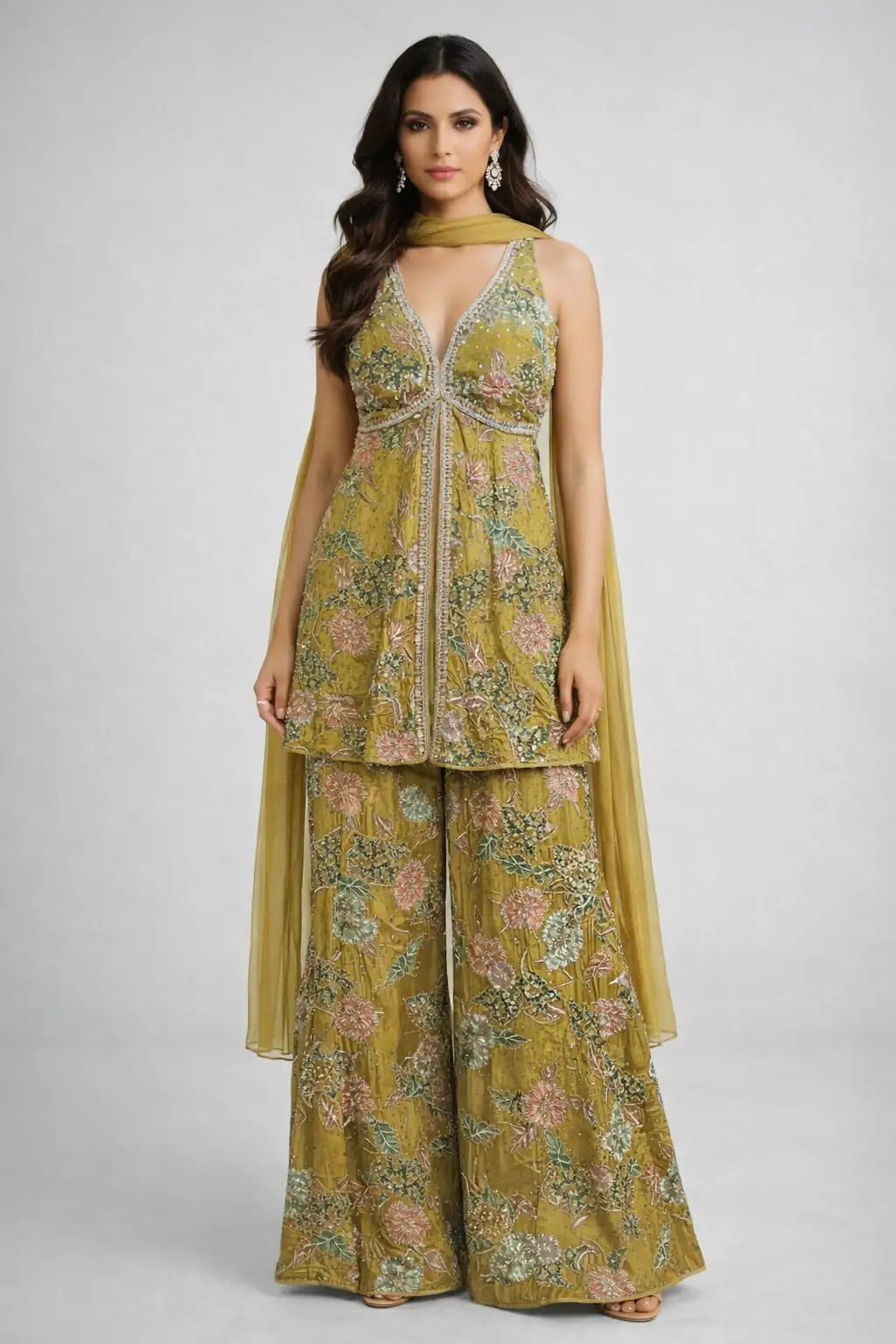  floral sharara set