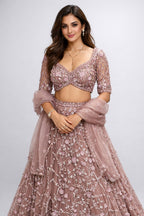 pink lehenga