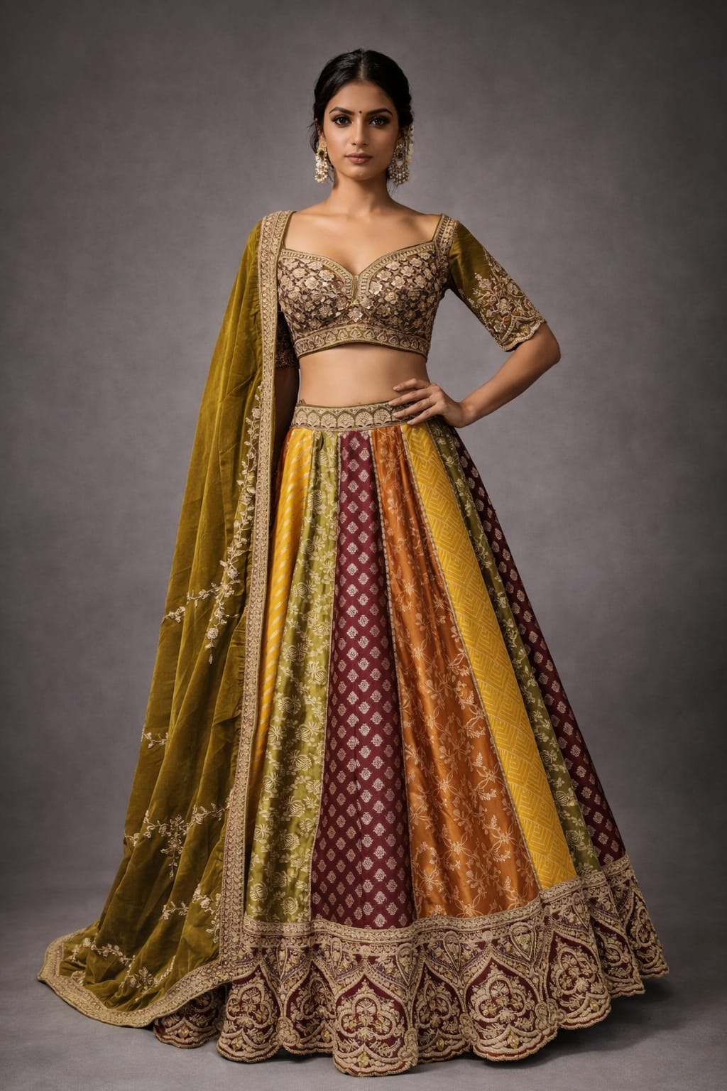 Multicolor lehenga