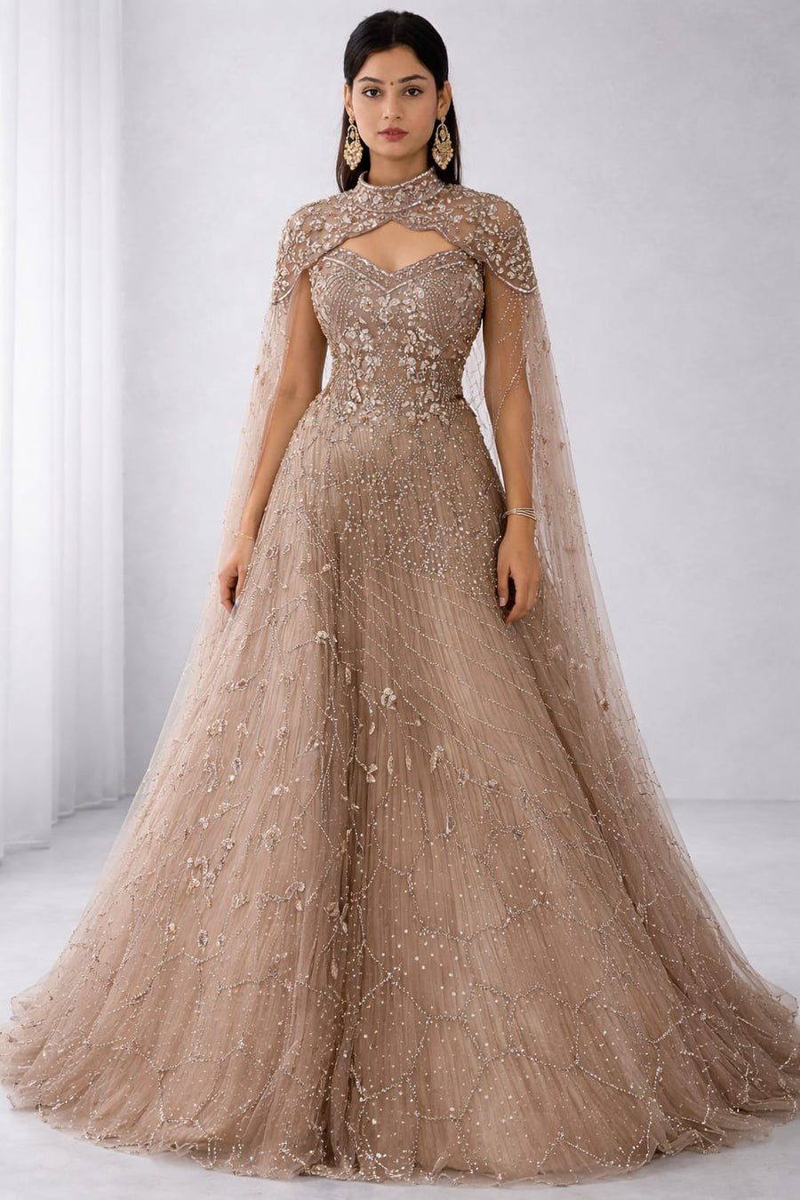 copper gown