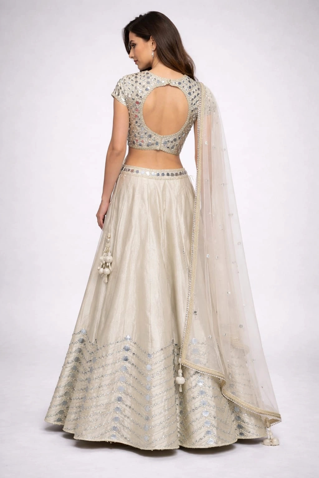 gold traditional outfit
