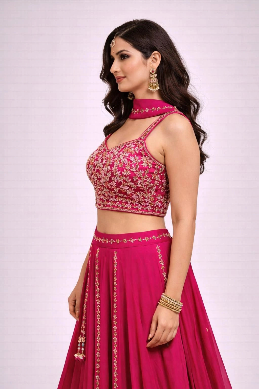 rani  lehenga set