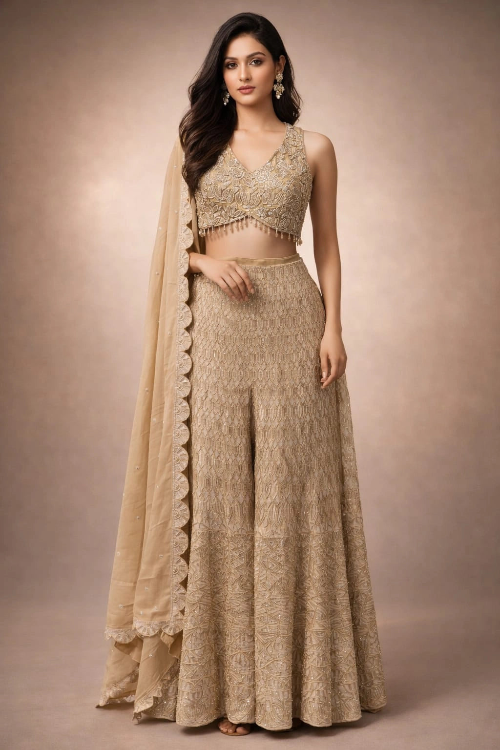 chiku sharara set