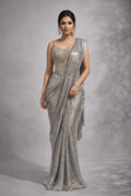 sky drape saree