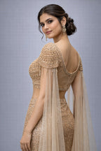 copper western dress