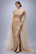 copper western dress