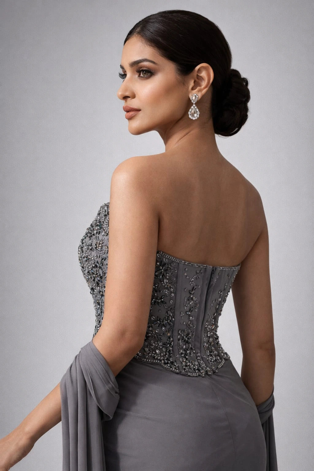 grey dhoti style