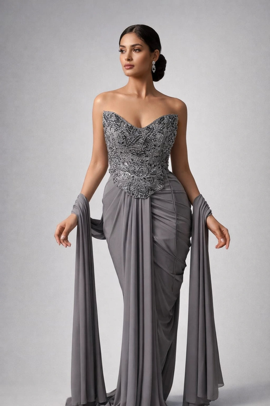 grey dhoti style
