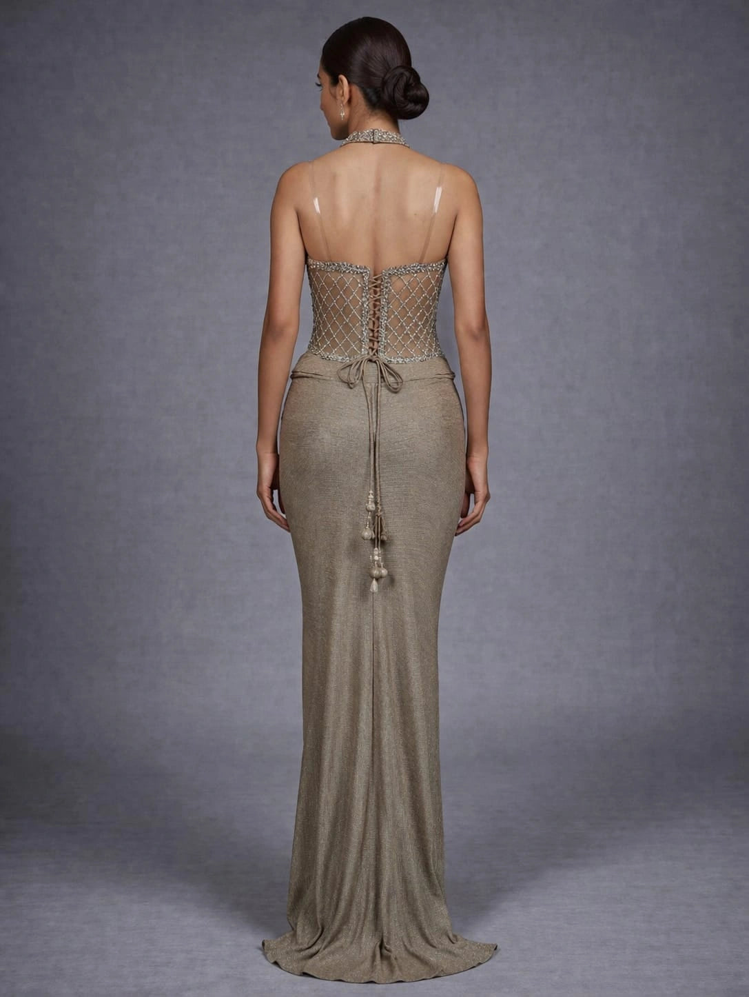 gold dhoti style