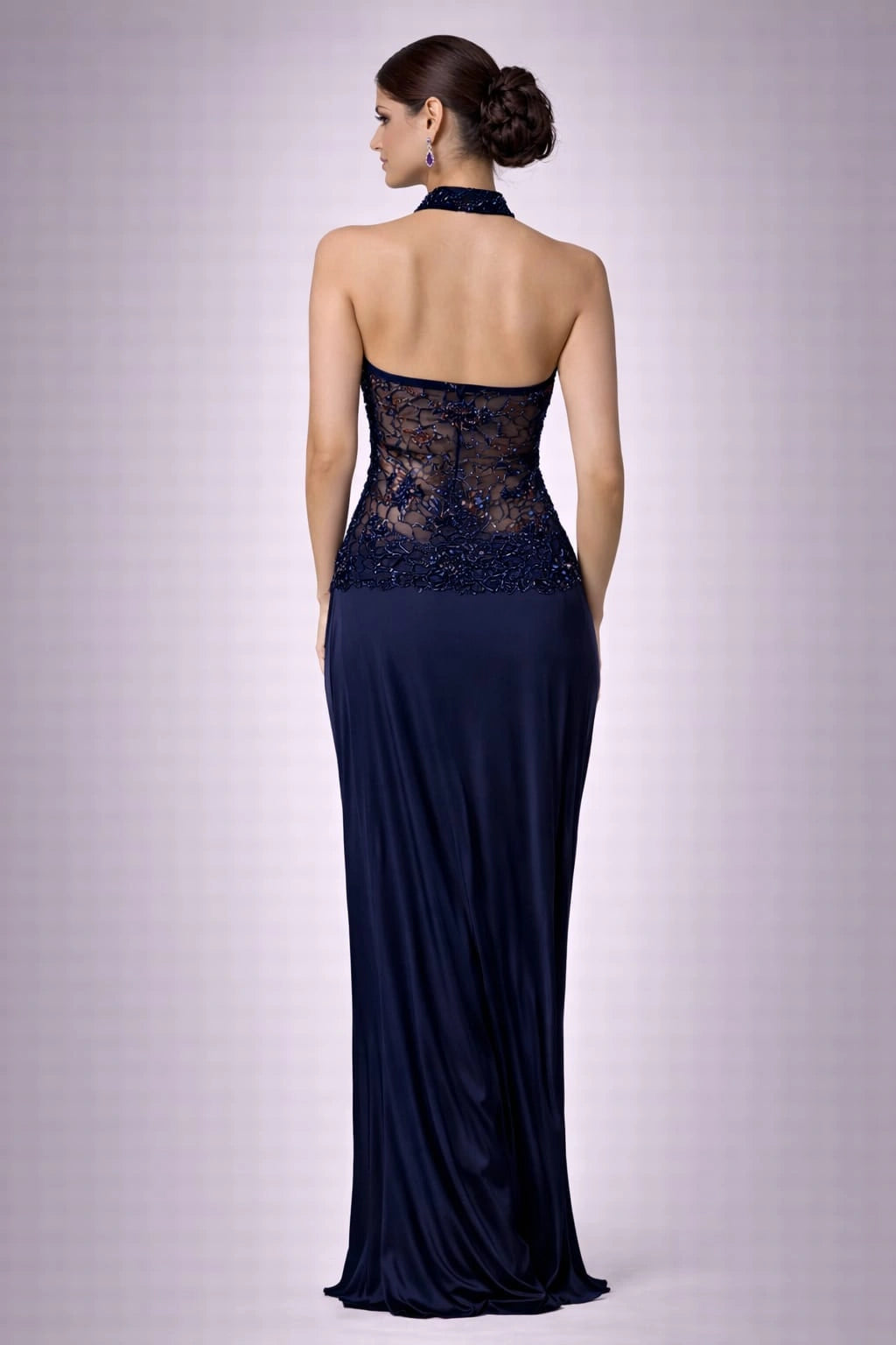navy blue dhoti style