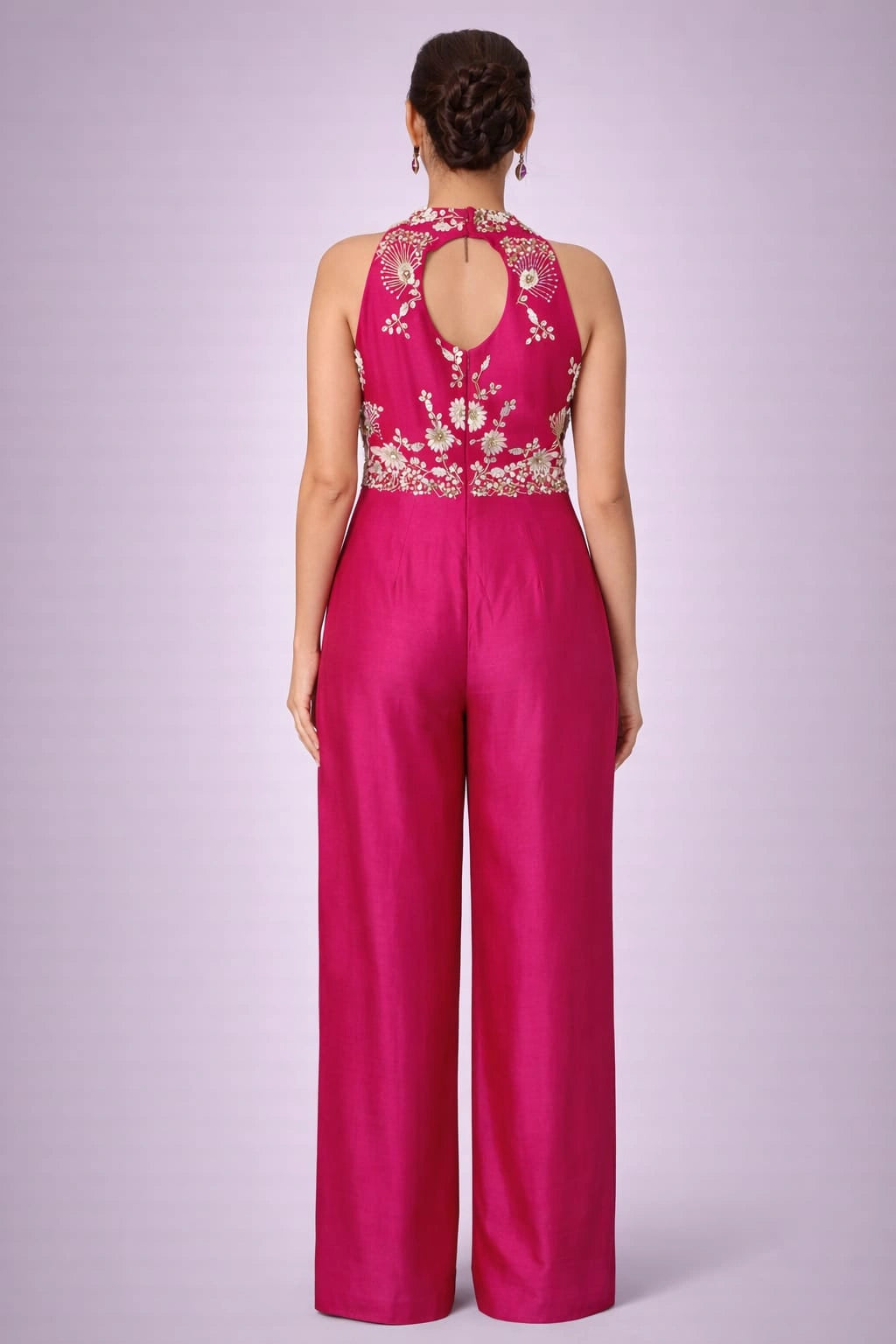 pink jumpsuit