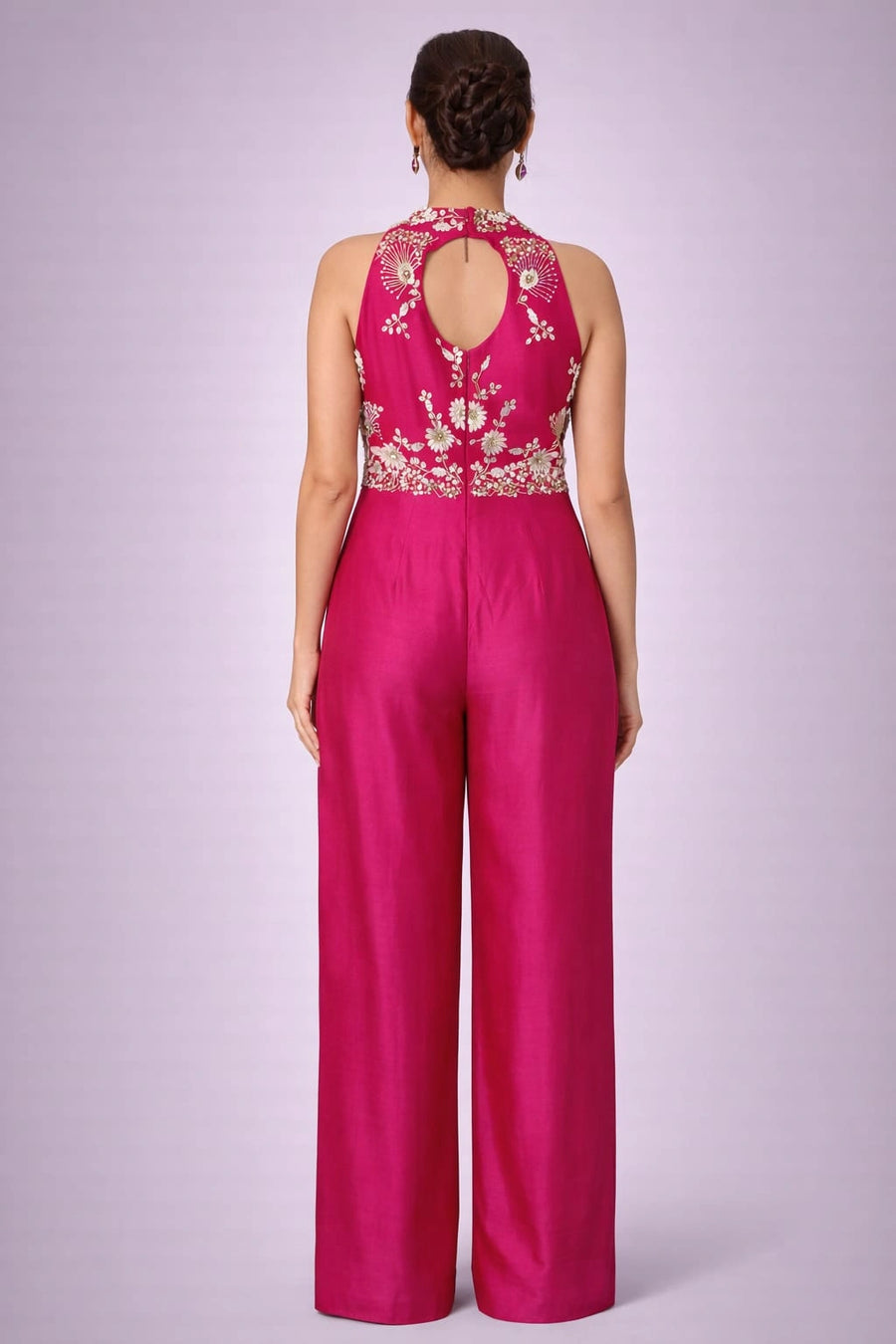 pink jumpsuit