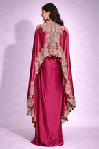 wine dhoti set