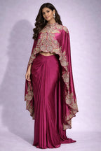 wine dhoti set