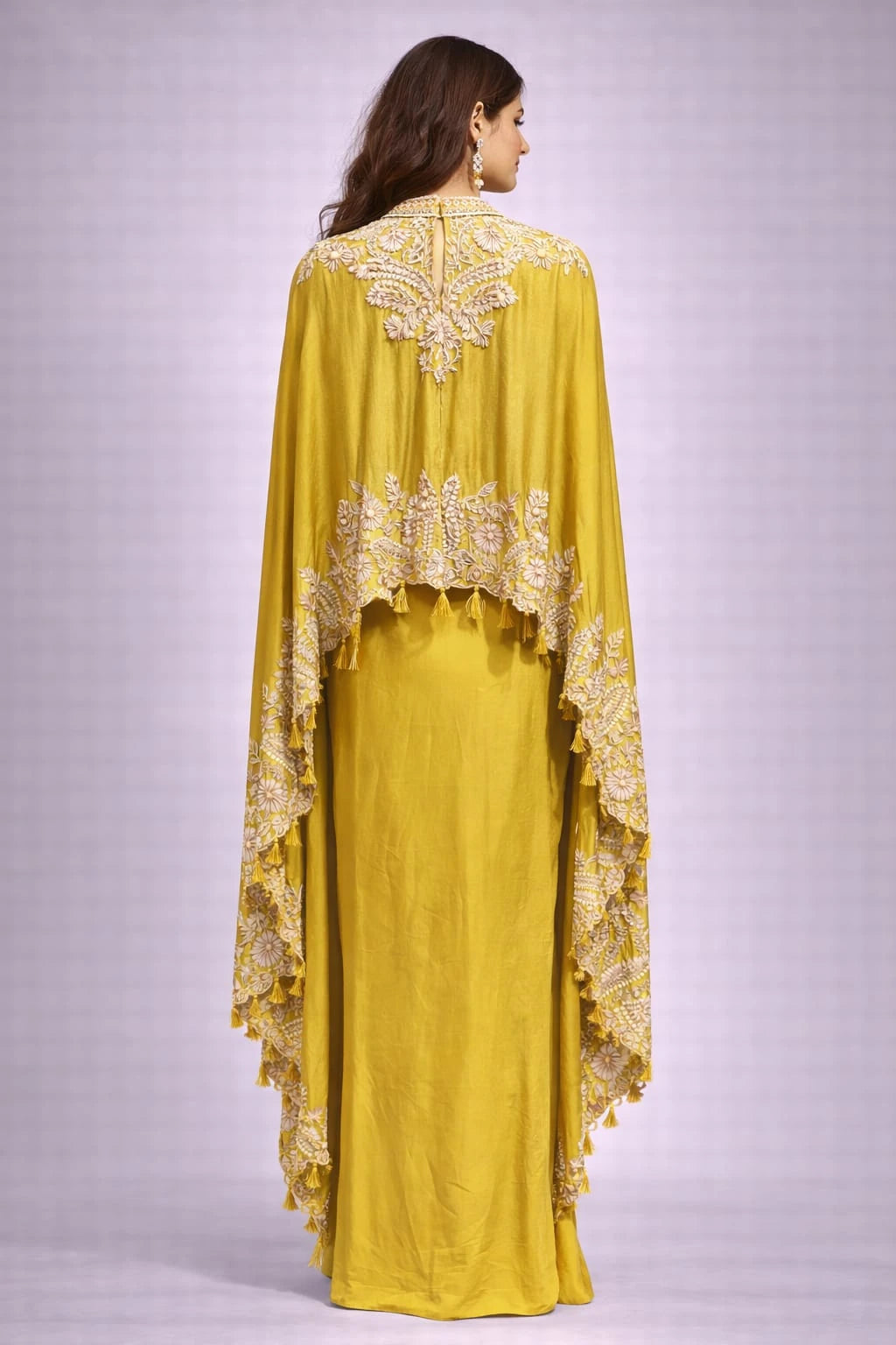 lime dhoti set