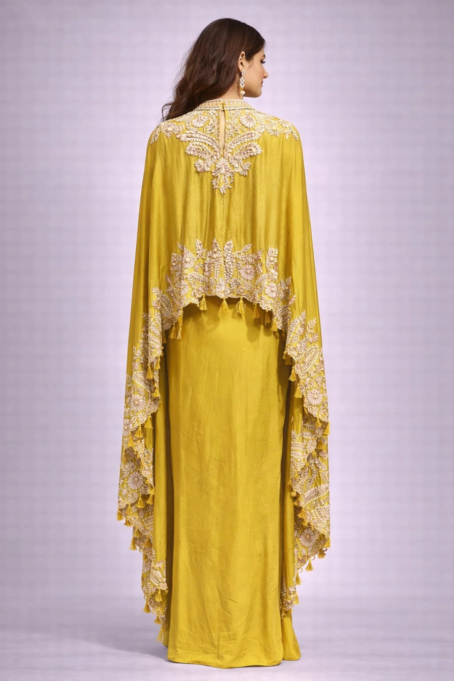 lime dhoti set