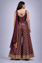 wine sharara set