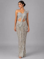 grey indo western