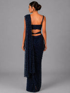 blue drape