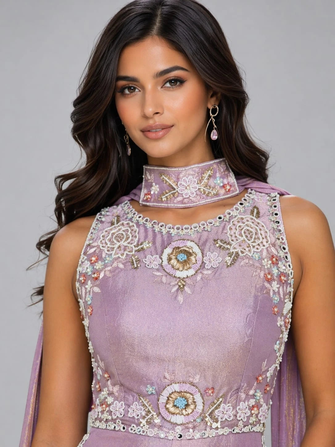purple jumpsuit