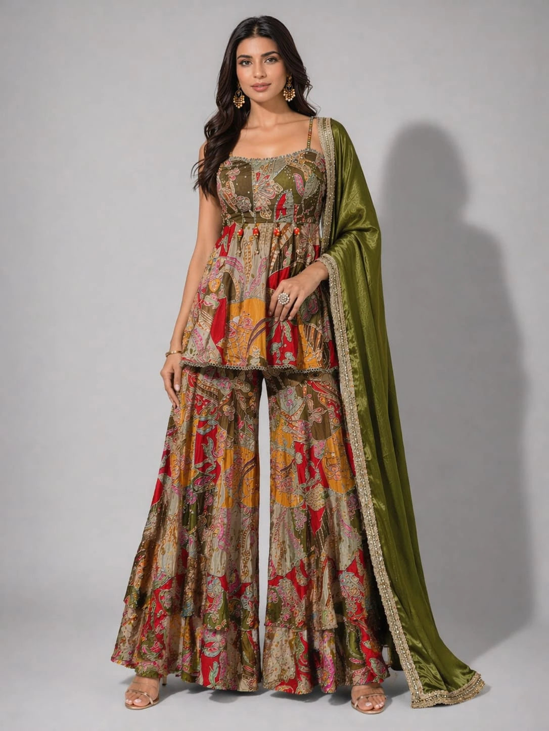mehendi sharara set