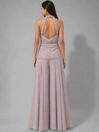 beaded pink sharara 