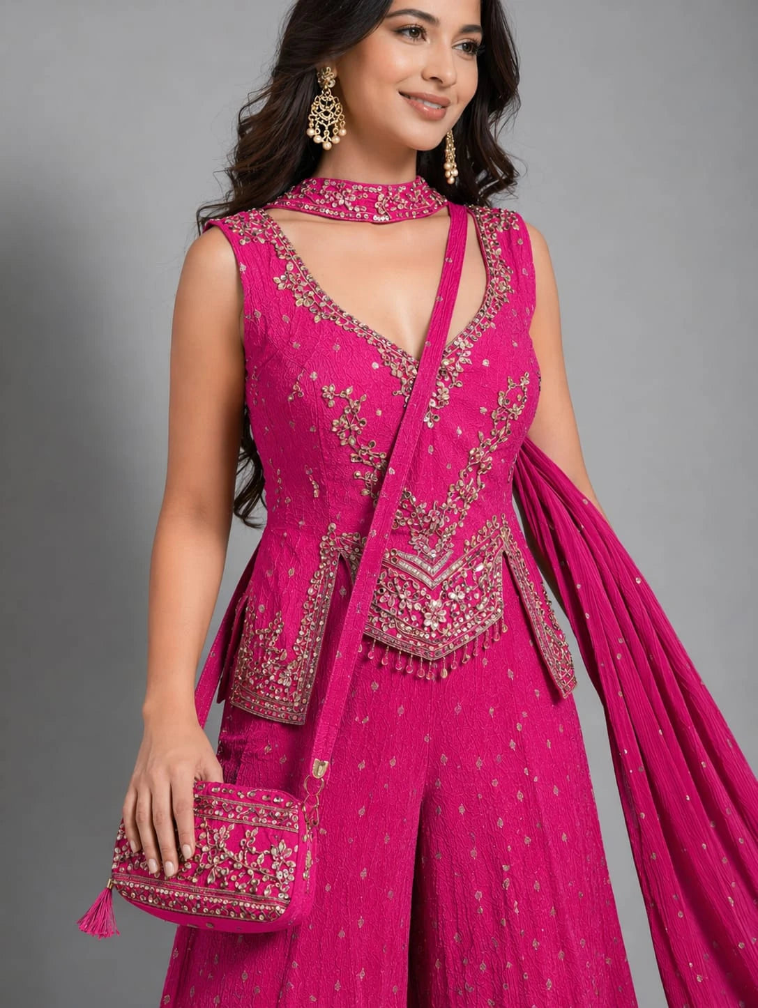 rani sharara set