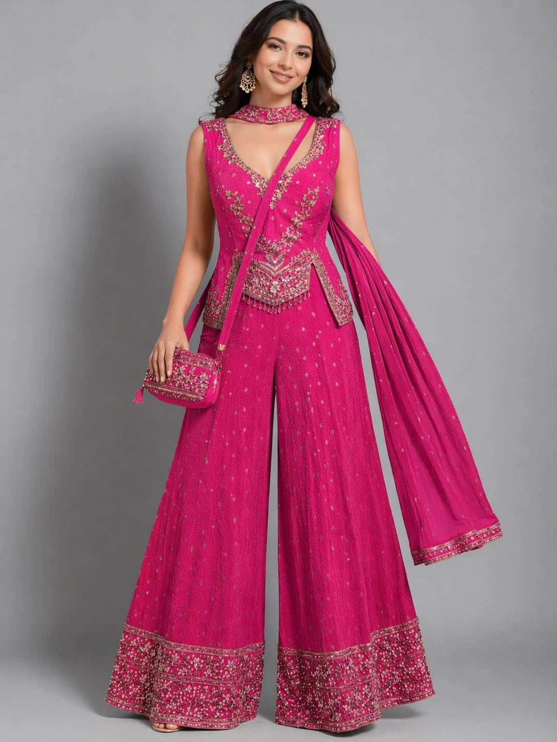 rani sharara set