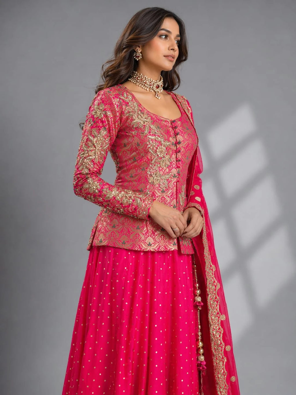 rani embroidered traditional lehenga