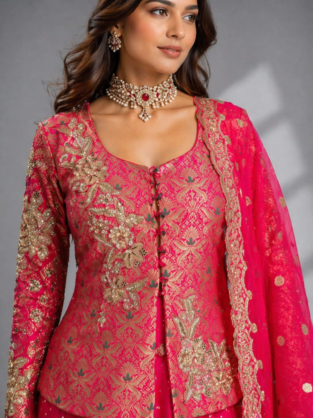 rani embroidered traditional lehenga
