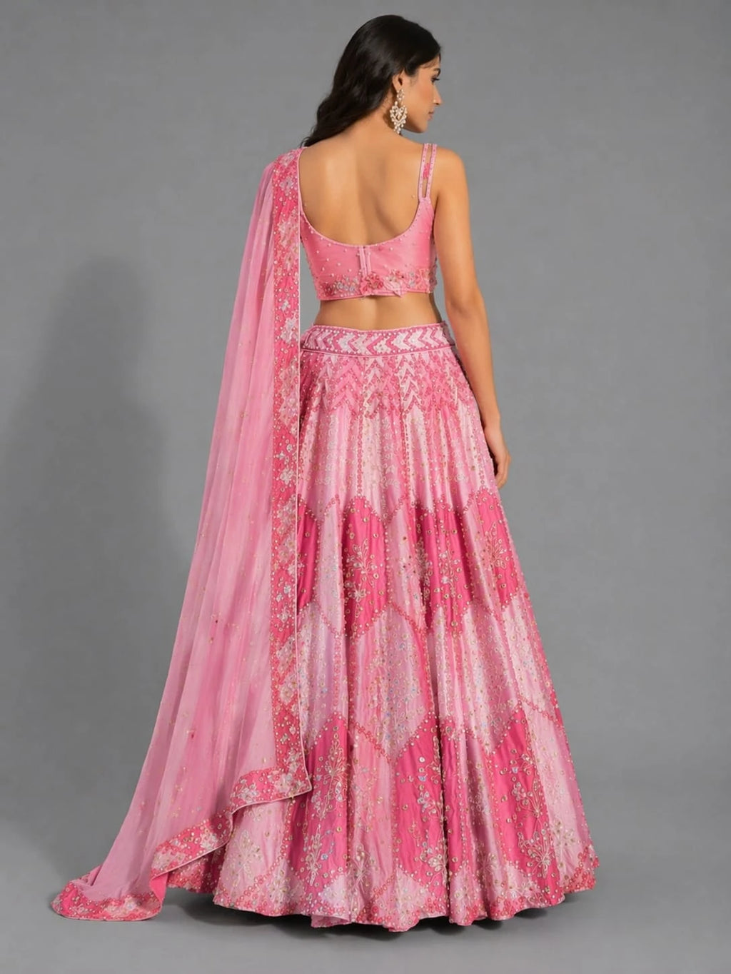 pink lehenga