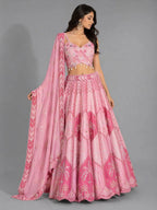 pink lehenga
