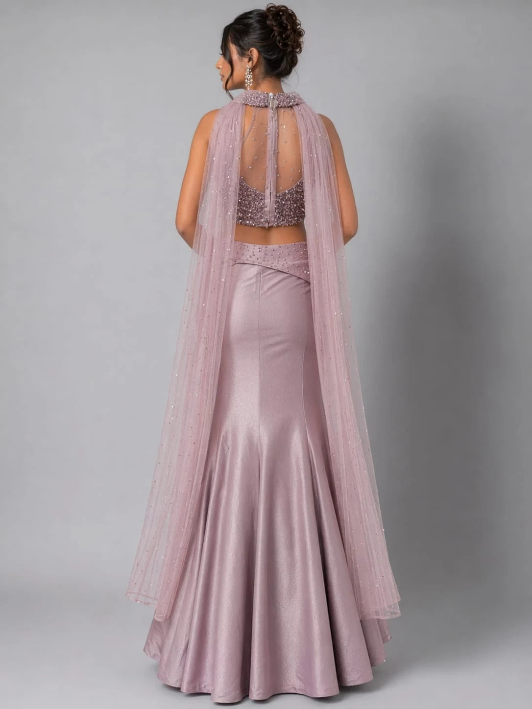 dusty pink lehenga 