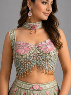 pista lehenga blouse