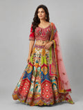 multicolour lehenga