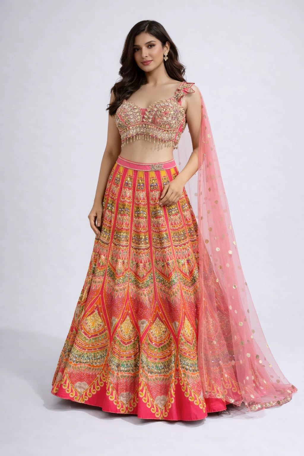 traditional rani lehenga