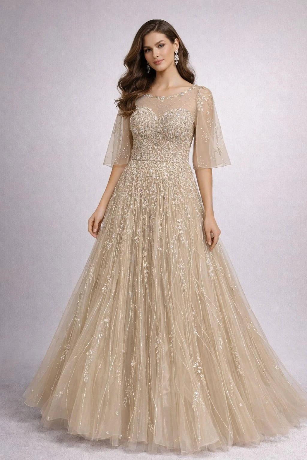 golden gown