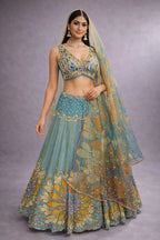 firozi lehenga set