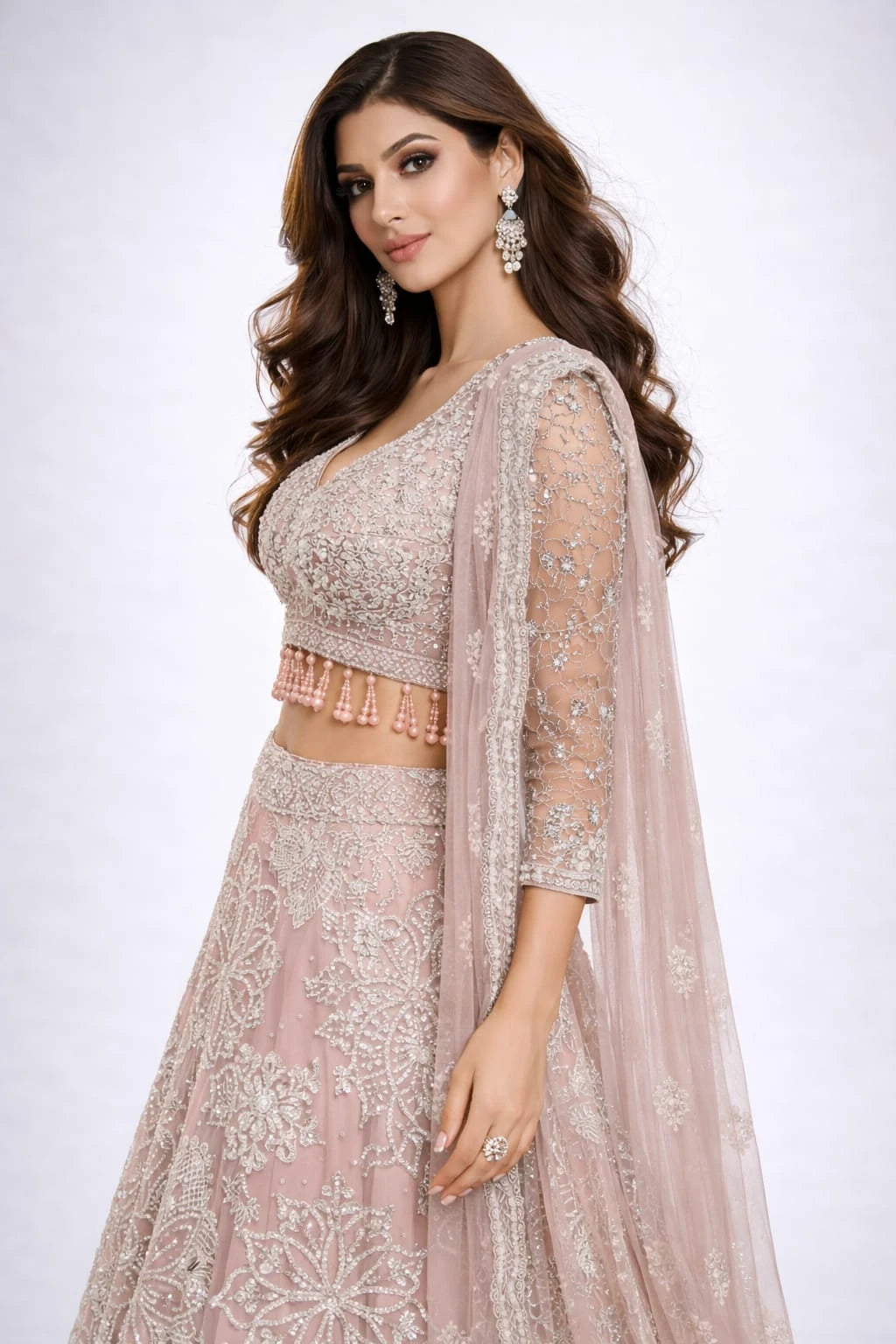 gajiri lehenga set