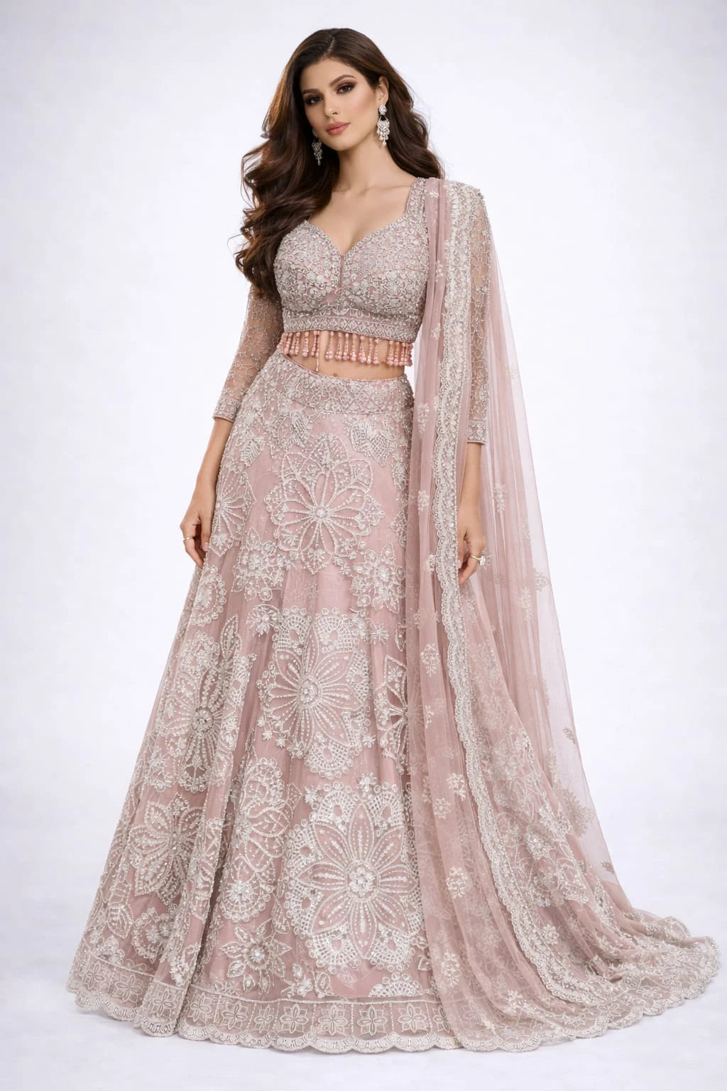 gajiri lehenga set